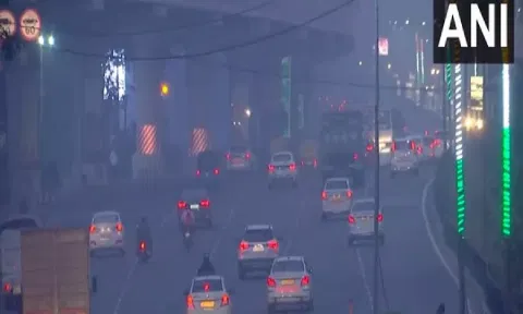 Poor air quality in Delhi (ANI)