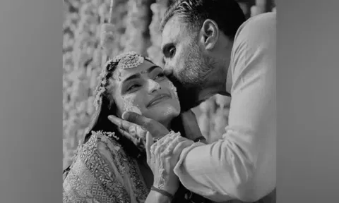 Athiya Shetty, Suniel Shetty (Image: ANI)