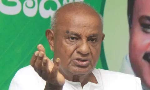  H D Deve Gowda (IANS)