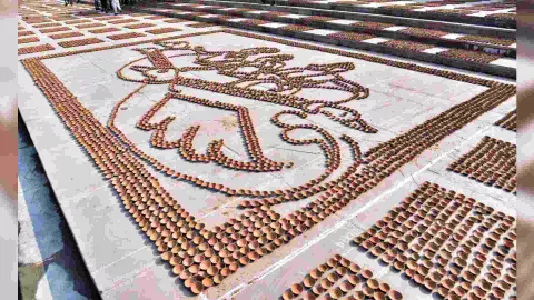 Deepotsav celebrations in Ayodhya (Photo/IANS)