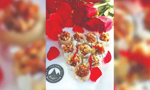 Kaju gulkand katori