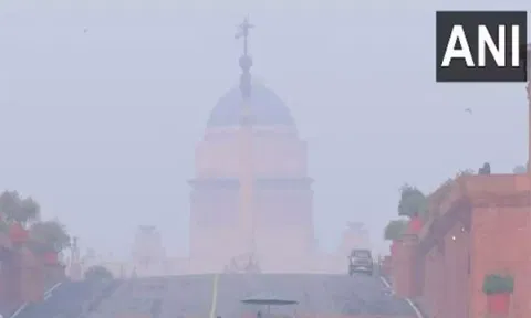 Visual from Delhi's Kartavya Path (ANI)