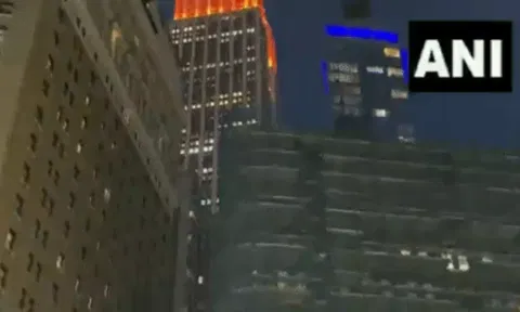 Empire State Building in New York City, US. (Image: ANI)