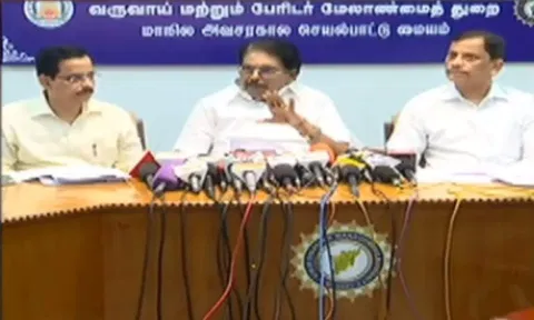 State Revenue cum Disaster Management Minister KKSSR Ramachandran 