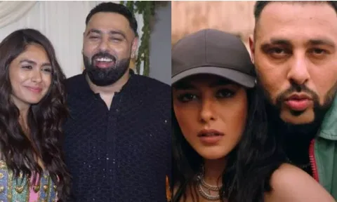 Badshah and Mrunal Thakur