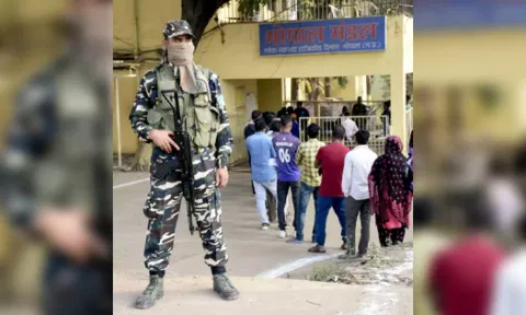 As per reports, the violence occurred at polling booths 147-148 at Mirghan village in Dhimni. (IANS)