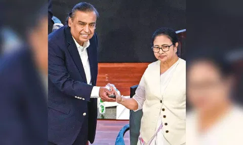  Mukesh Ambani;WB Chief Minister Mamata Banerjee