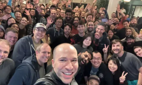  OpenAI president Greg Brockman shared a picture with his team on X Sam Altman returned to the ChatGPT (Image: IANS)