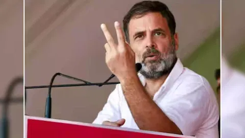 Congress leader Rahul Gandhi 