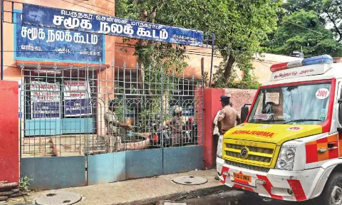 Community hall at Pudupet