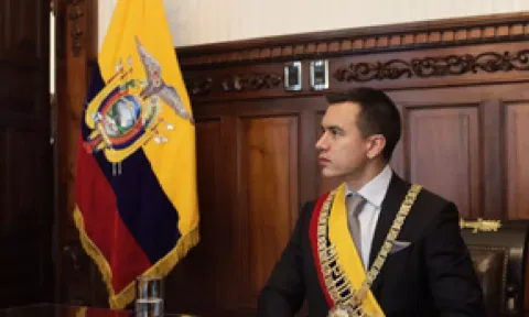 President of Ecuador Daniel Noboa