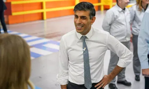 British Prime Minister Rishi Sunak 