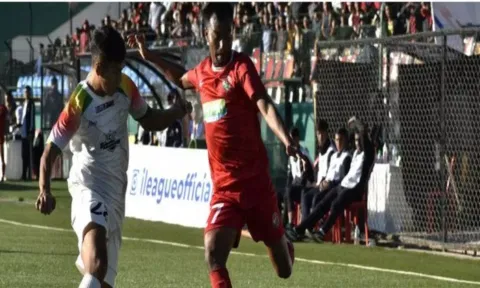 A visual from the match (Image: IANS)