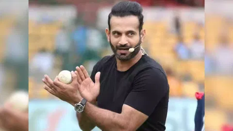  Former India left-arm fast-bowler Irfan Pathan