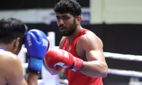 Asian Championships 2021 gold medalist Sanjeet 