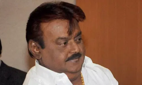 DMDK president Vijayakanth (File) 