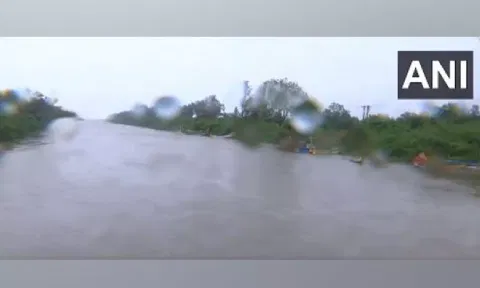 Visual from Bapatla, Andhra Pradesh (Photo: ANI)
