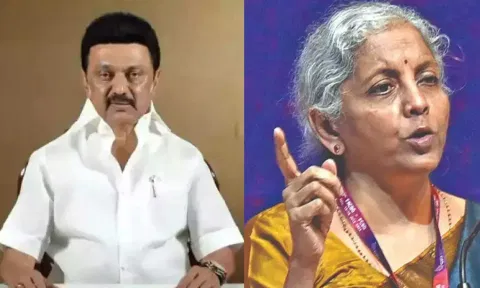 M K Stalin; Nirmala Sitharaman