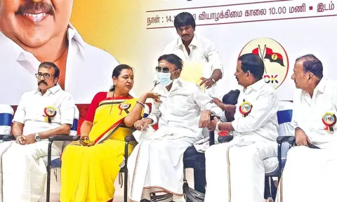 Premalatha unanimously elected DMDK general secy