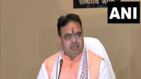 Rajasthan Cheif Minister Bhajan Lal Sharma (Photo/ANI)