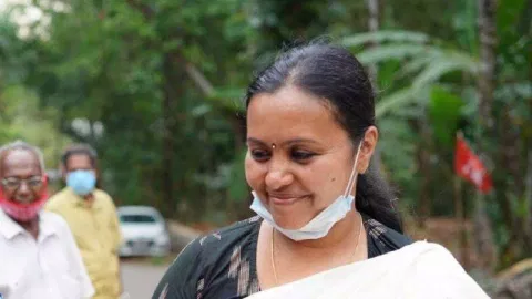 Kerala Health Minister Veena George 