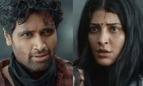 Adivi Sesh and Shruti Haasan ‘Dacoit’. (Annapurna Studios/YouTube)