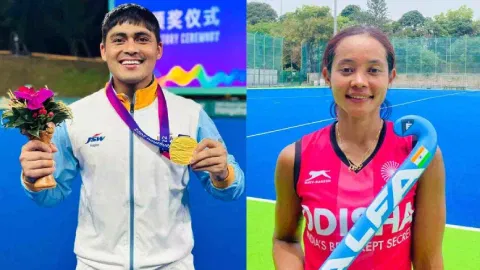 Krishan Bahadur Pathak, Sushila Chanu Pukhrambam (IANS)