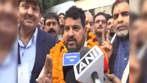 Brij Bhushan Singh, the former president of WFI (ANI)