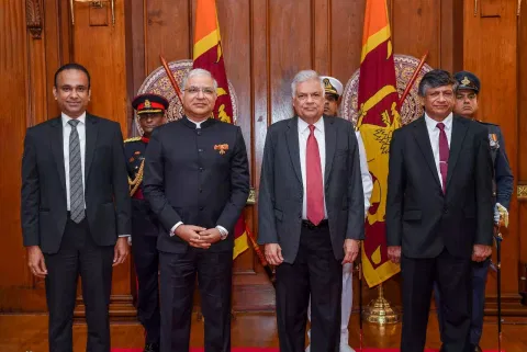India’s new envoy takes charge, presents credentials to Sri Lankan president