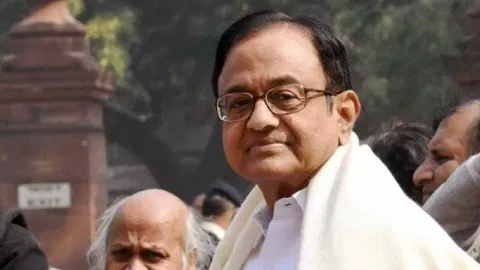  Former Union minister P Chidambaram