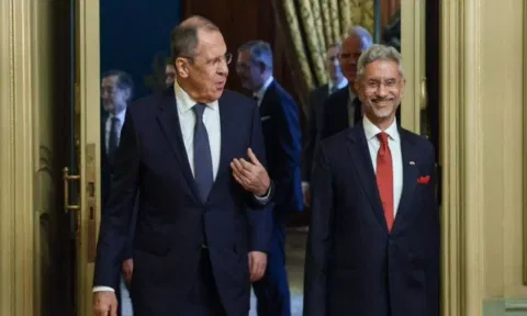 Russian Foreign Minister Sergey Lavrov, External Affairs Minister S Jaishankar (ANI)