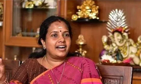 BJP National Mahila Morcha president Vanathi Srinivasan 