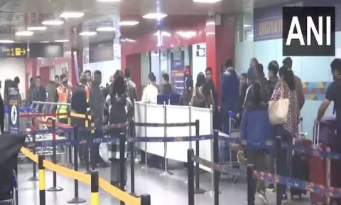 Visuals from IGI Airport (ANI)