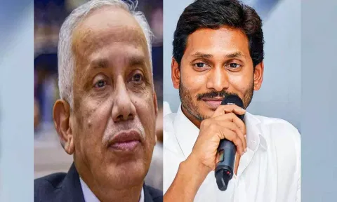 AP Governor S Abdul Nazeer; AP Chief Minister Y S Jagan Mohan Reddy (PTI)