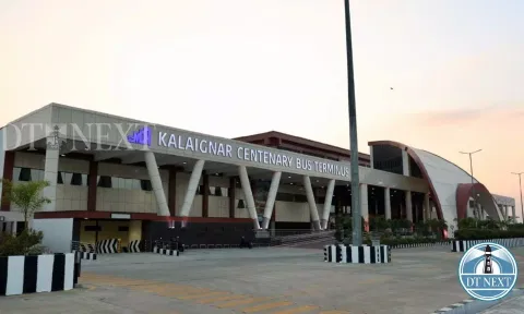 Kalaignar Centenary Bus Terminus (Photo credit: Manivasagan.N)