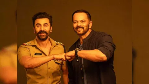 Ranbir dons cop look, hints at his collaboration with Rohit Shetty