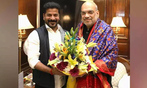 Telangana CM A Revanth Reddy & Union Home Minister Amit Shah (IANS)