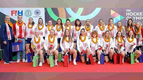 Czech Republic women's hockey team (Photo: Hockey India)