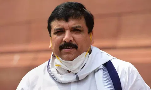 Aam Aadmi Party leader Sanjay Singh. (PTI)