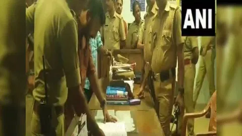 Police arrested Youth Congress Kerala state president Rahul Mankoottathil from his residence on Tuesday. (Photo/ANI)