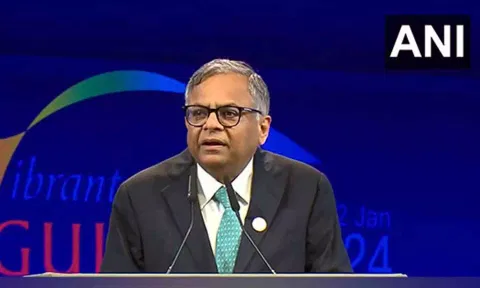 Chairman of Tata Sons Natarajan Chandrasekaran (ANI)