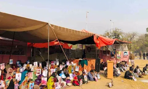 Baloch protest in Islamabad (X)