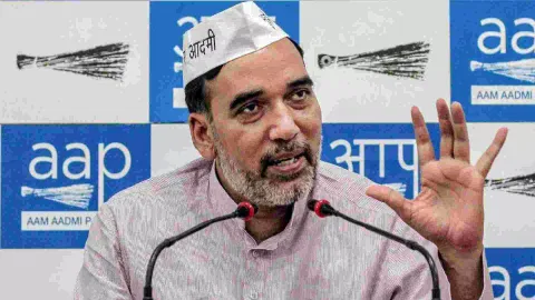 Aam Aadmi Party leader Gopal Rai 