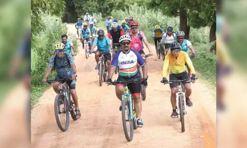 From previous cycling trail