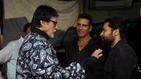 Amitabh with Akshay Kumar and Suriya