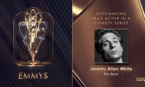 Jeremy Allen White won Outstanding Lead Actor in Comedy Series award for 'The Bear'. (X/Television Academy)