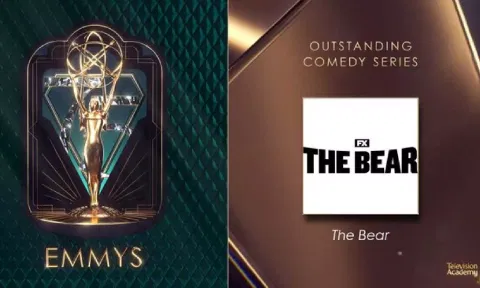 ‘The Bear’ won the trophy for Outstanding Comedy Series. (X/Television Academy)