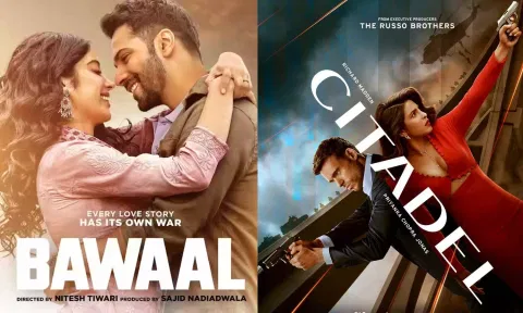 Posters of 'Bawaal' and 'Citadel' 