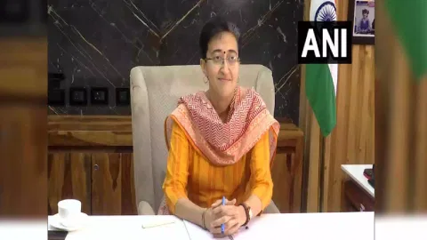 Delhi Education Minister Atishi Marlena (ANI)