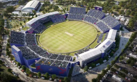  Nassau County International Cricket Stadium (IANS) 